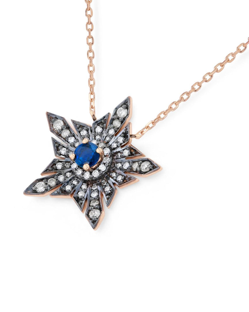 Star Necklace- Yellow Gold