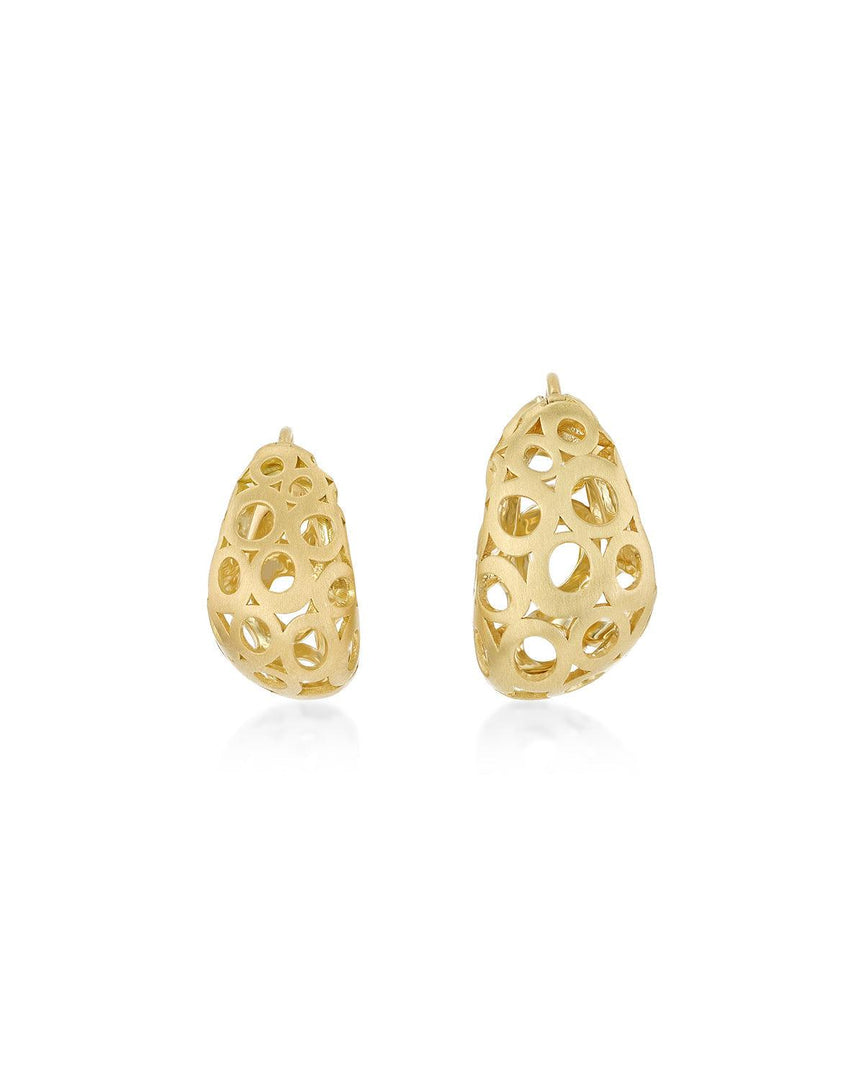 Muse Earrings Size 2- Yellow Gold
