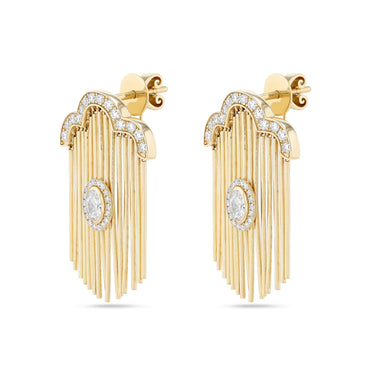 Oh Merveilles Crown Earrings