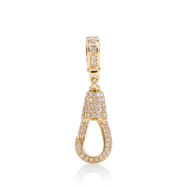 Large Diamond Hook Pendant