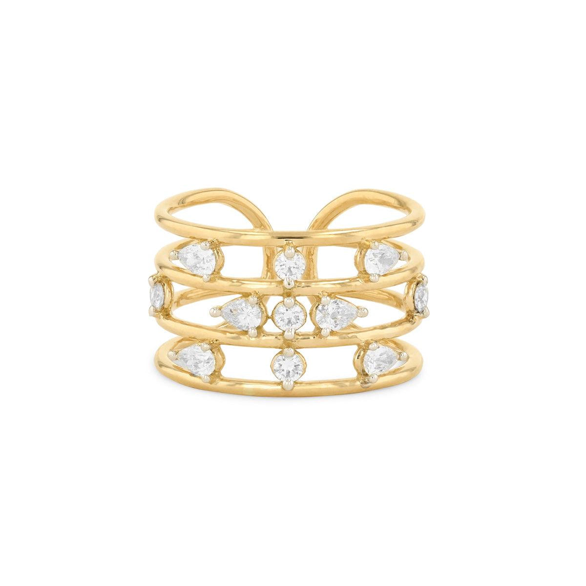 Light Pinky, Ring Size 1 - Yellow Gold – Joanna Dahdah