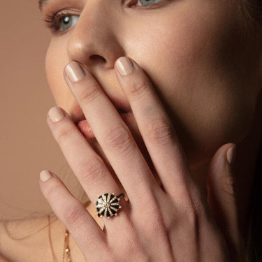 خاتم ميلا صن، مينا أسود