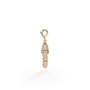 Small Diamond Hook Pendant