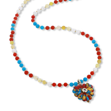 Small Love Necklace Multicolor