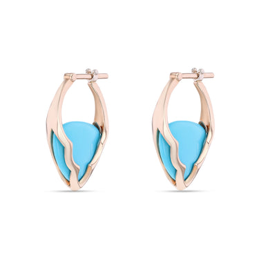 Small Arcade Earrings Turquoise