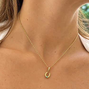 Mini Horseshoe Pendant