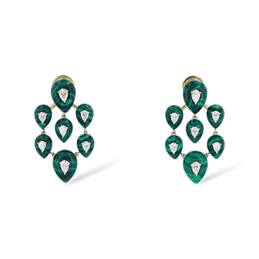 Merveilles Malachite Earrings