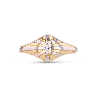 Baby Lila Ring, Mixed Gold