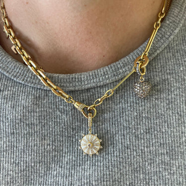 Brown Diamond Heart Pendant