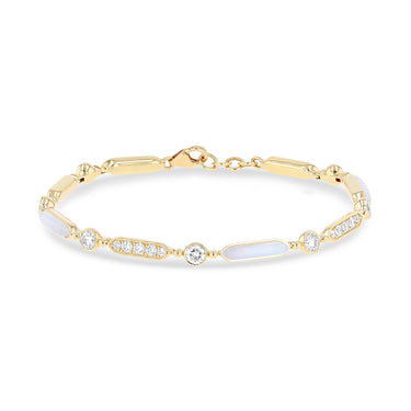 Moonstone & White Diamond Merveilles Bracelet