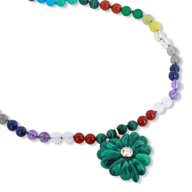 Large Love Necklace Malachite