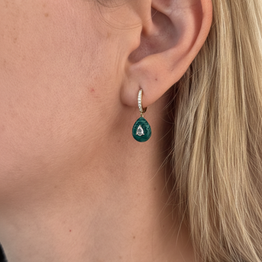 Merveilles Malachite Drop Earrings