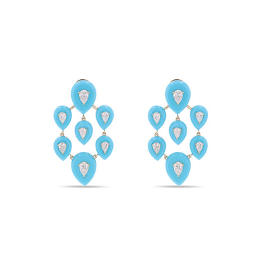 Merveilles Turquoise Earrings