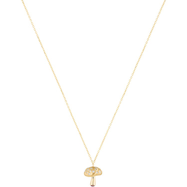 Mini Scattered Mushroom Necklace