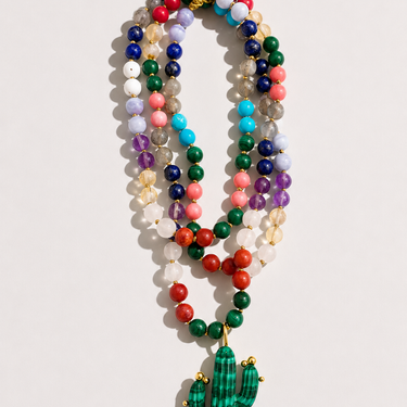 Cactus Necklace Malachite