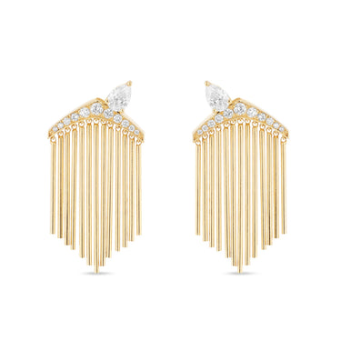 Merveilles Fringe Earrings Short