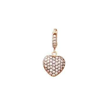 Brown Diamond Heart Pendant