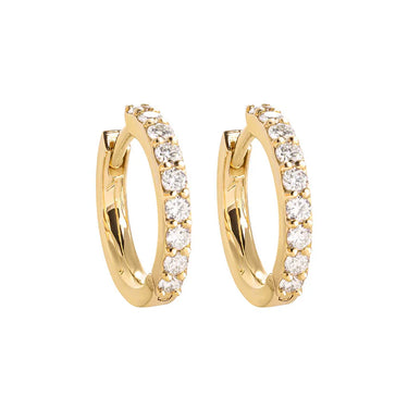 Alexa, Diamond Hoops Size 3